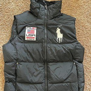 Vintage Ralph Lauren Polo - USA Downhill Alpine Ski Puffer Vest